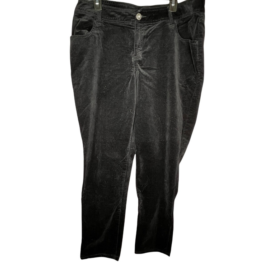 Lane Bryant‎ Black Velvet Pants